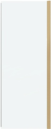 Grossman Боковая стенка Pragma 80x195 профиль золото сатин стекло прозрачное – фотография-1